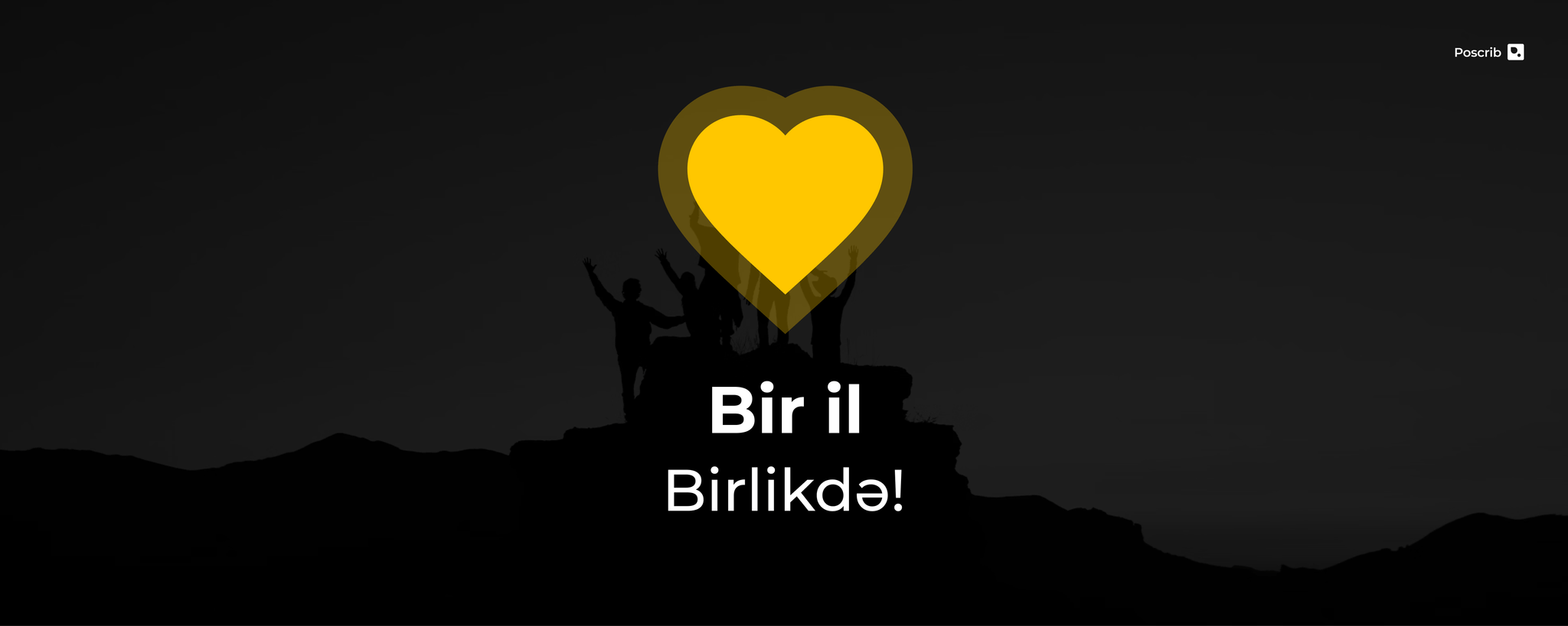 Poscrib: Bir il birlikdə!